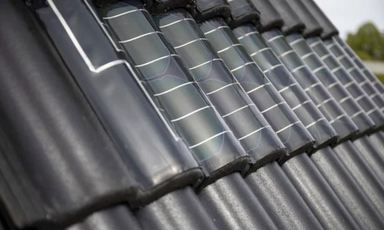 Solardachziegeln Solardachziegel