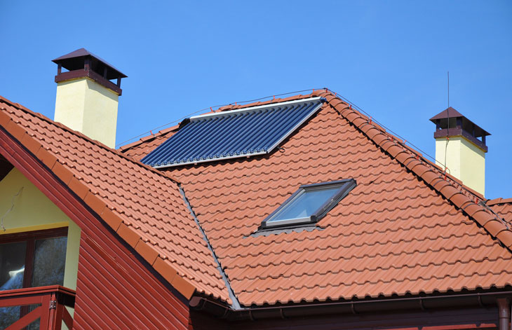Solarthermieanlage-auf-dem-Dach Solarthermieanlage auf dem Dach