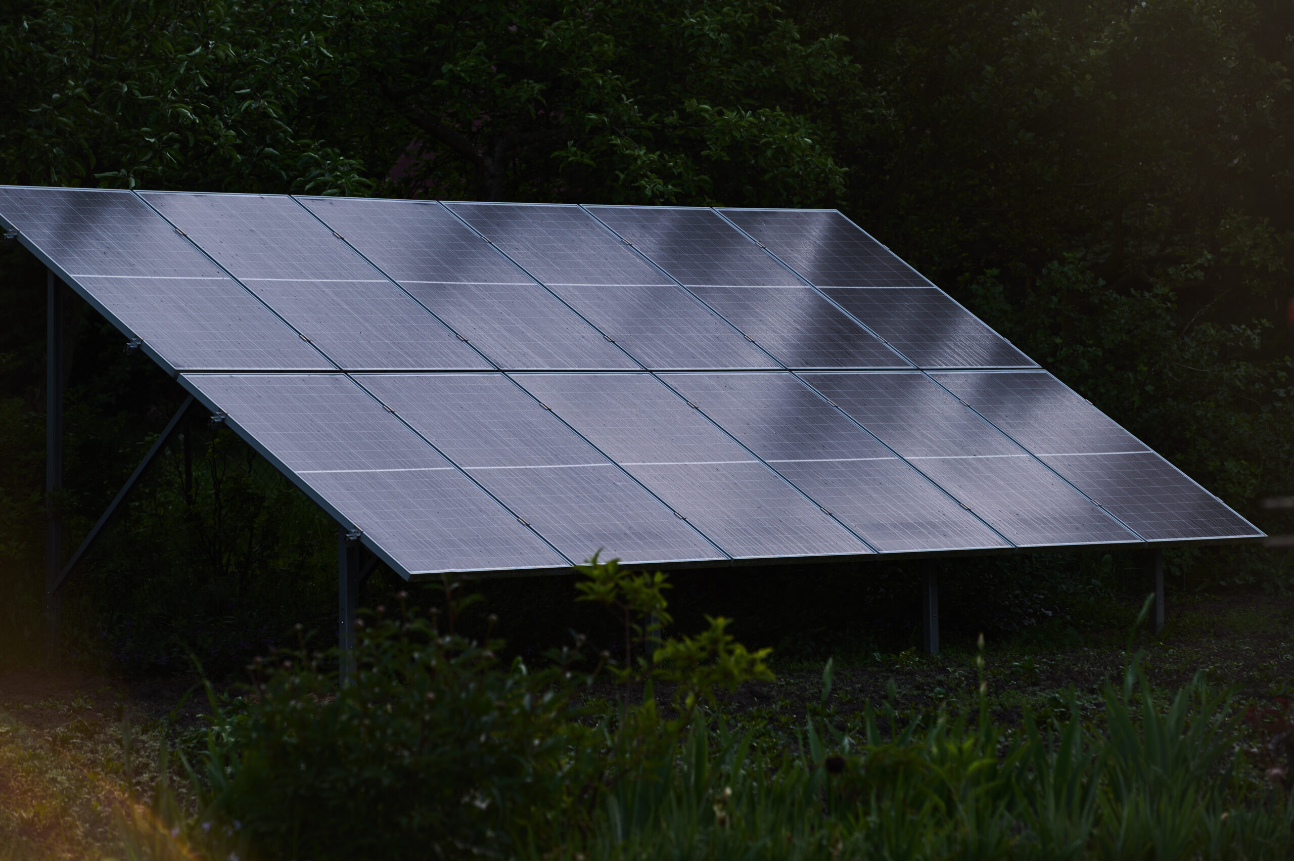 Photovoltaik im Garten Photovoltaik im Garten